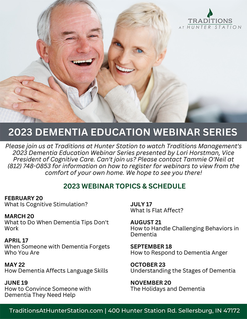 2023 Dementia Education Webinar Series - Watch with Us!